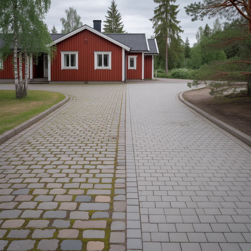 natursten eller betongsten pa uppfarten jamforelse kostnad o