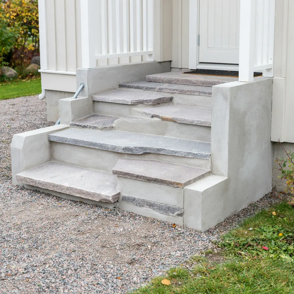 bygga trappa i sten betong enkoping uppland uppsala